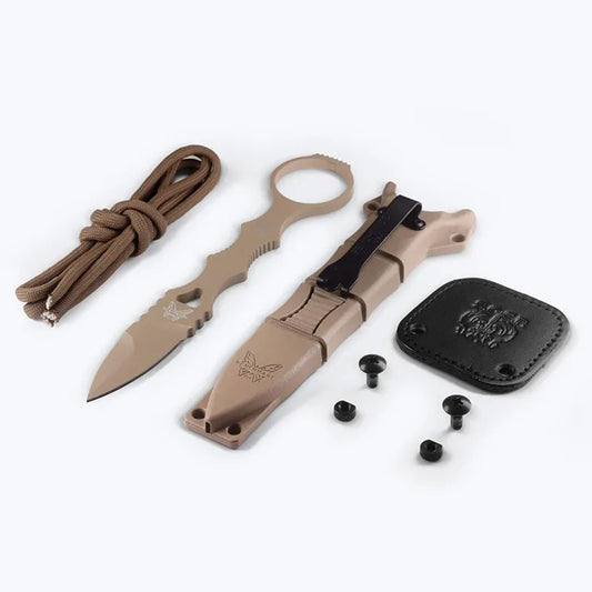 Designed with a 440C stainless steel blade and OD Green finish, this Mini SOCP® delivers rugged performance with an organic terrain advantage. The skeletonised handle reduces weight without sacrificing grip. Comes complete with a versatile SOCP® sheath for adaptable carry options. www.moralepatches.com.au