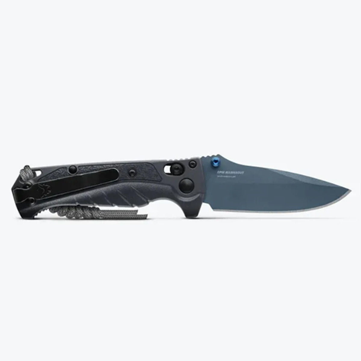 Benchmade's hard-use, aquatic EDC known as the “angler's favourite folder” just got a refresh. Meet the 18065BT-01 Mini Adira™, a stealthier variant of the original, built for tasks on deck and off. Donning an understated tempest gray Grivory handle paired with a pop of sapphire blue PVD on the thumbstud, the 18065BT-01 Mini Adira™ sports a nimble 81.5mm&nbsp;drop point bladeof CPM-MagnaCut stainless steel, now with an updated Cerakote blue titanium blade finish. www.moralepatches.com.au