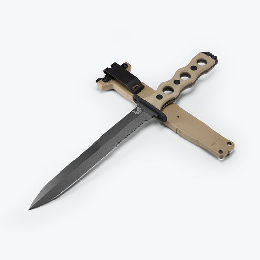 Built for the battlefield, ready for anything. The 185 SOCP®️ Fixed Blade is a versatile next-gen defense tool for infantry and special operations personnel. Designed in conjunction with Greg Thompson based on feedback from the SOCP®️ community, the 185 features an exceptionally tough and resilient CPM-3V blade, resulting in a thin, lightweight knife capable of extreme use without fear of failure, making it an effective battle buddy in any scenario. www.moralepatches.com.au