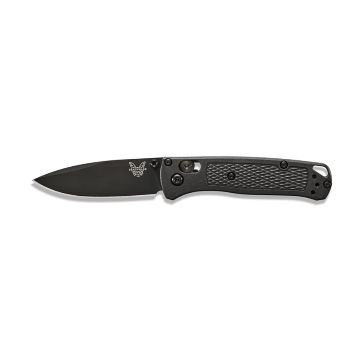 Benchmade's all-black variant of the Mini Bugout packs a mean punch, and does it with class. Now available in three different colourways, the Mini Bugout maintains the same material configuration as its full-sized counterparts in a 42 gram package.  www.moralepatches.com.au