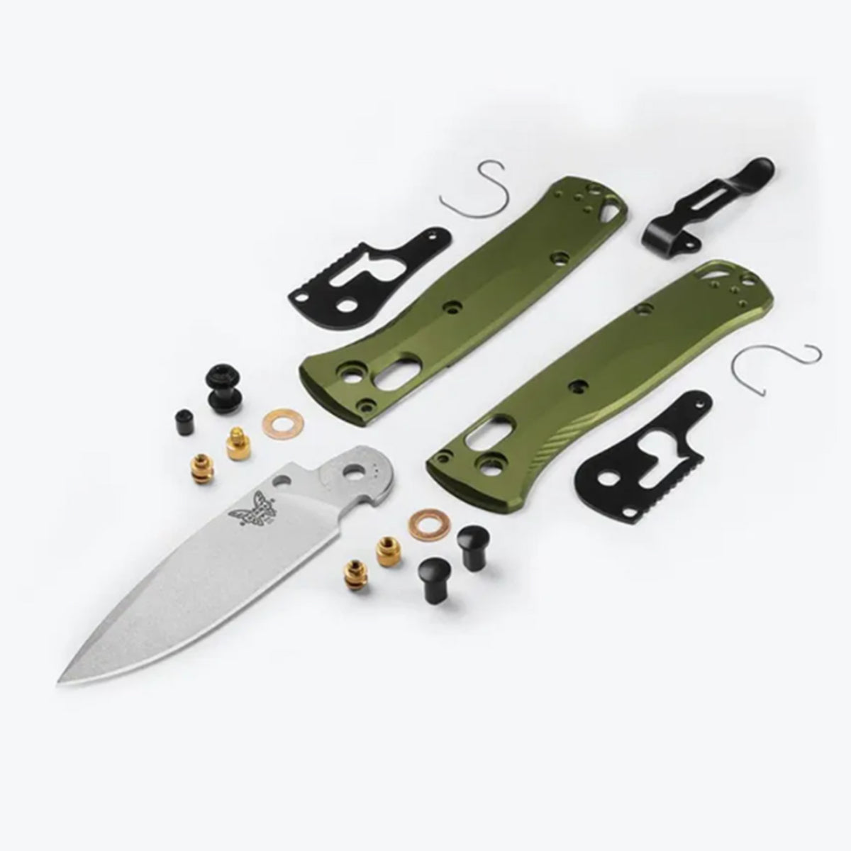 NEW 2025 - The 533SL-10 Mini Bugout®&nbsp;features earthy, Woodland Green anodised aluminum handle scales, a fresh outdoor hue inspired by the vintage camping gear and cookware you might recognise back at camp. www.moralepatches.com.au