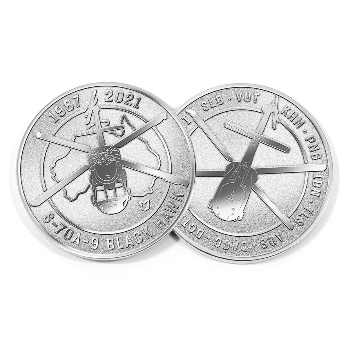 The Limited Edition S-70A-9 Black Hawk Helicopter Medallion is the perfect way to celebrate the end of an era. Limited to only 1,000 releases, it is a true collector's item. www.moralepatches.com.au