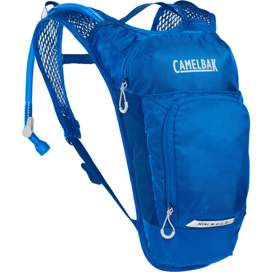 This kids pack has grownup features—1.5L of water, a bike tool organizer pocket, and zippered compartments for layers and essentials— in a package that fits younger explorers. We’ve also added reflective strips and a safety whistle to make kids easy to spot on the trail. www.moralepatches.com.au blue front