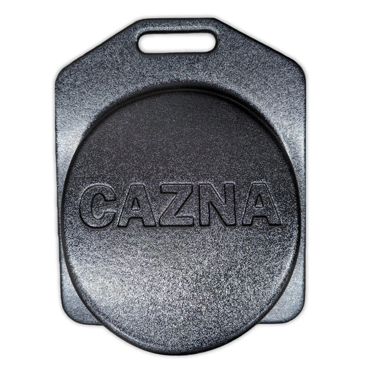 The Cazna Peak hat carrier is designed to ensure you hat stays in perfect condition. This hat carrier will last the distance. Cazna hatboxes are made from strong plastic and are available in a stylish black.  www.moralepatches.com.au