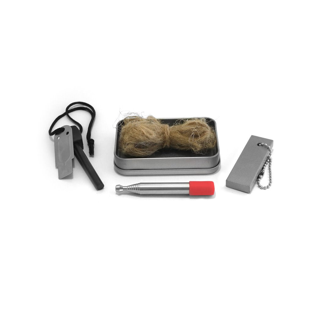 Get a fire lit quickly with Coghlan's Fire-in-a-Box kit. This compact and organised tin case contains everything to start a campfire, convenient to keep in the backpack of hikers, hunters, backpackers, and those who enjoy traditional fire-starting. This kit contains enough material to start hundreds of fires. www.moralepatches.com.au