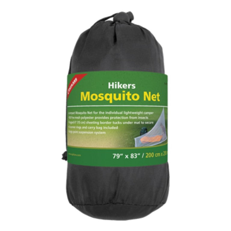 Compact mosquito net for the individual lightweight camper. Single point suspension net features a rugged 15cm sheeting border that tucks under mat to secure. www.moralepatches.com.au