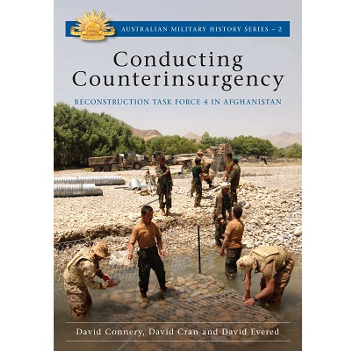 Conducting Counterinsurgency book. Reconstruction Task Force 4 (RTF4) deployed to Uruzgan province, central Afghanistan, in 2008 as part of Operation Slipper - Australia's military contribution to the war in Afghanistan. www.moralepatches.com.au