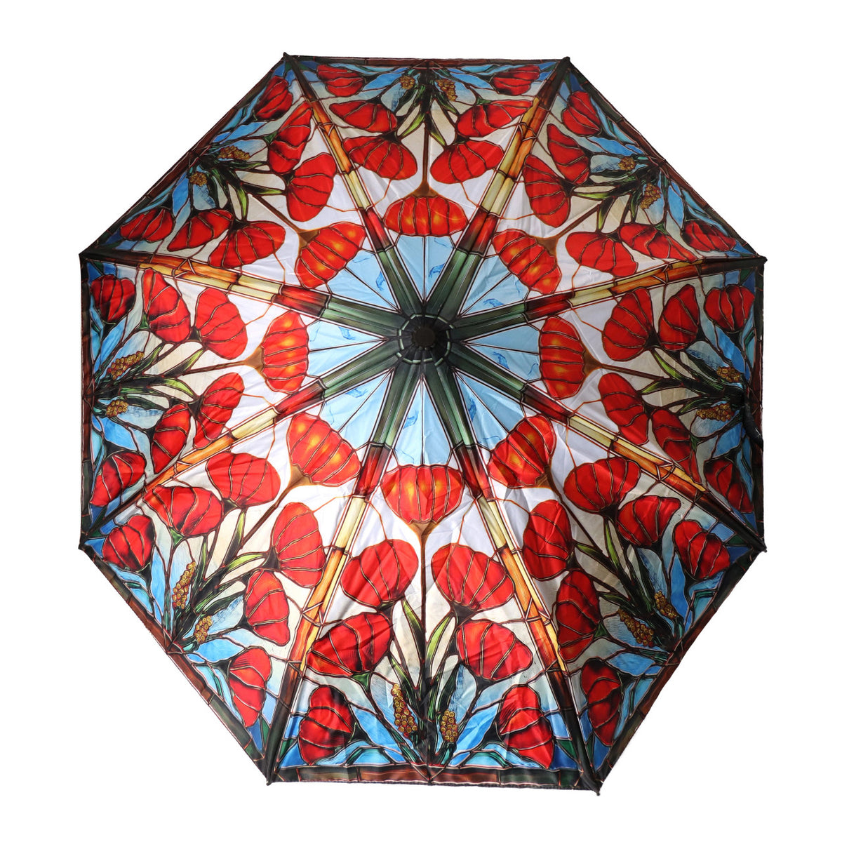 Stay dry and stylish with the Courage, Honour, and Sacrifice Poppy compact umbrella. This lightweight, compact umbrella is the perfect accessory to slip into your handbag, backpack, or car, ensuring you're always prepared for unexpected weather. www.moralepatches.com.au
