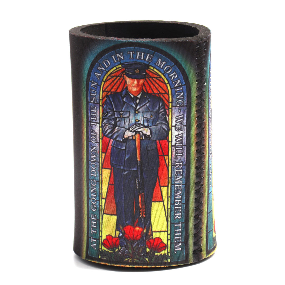 Inspired by the timeless beauty of stained-glass windows, this cooler is a stunning tribute to the Courage, Honour, and Sacrifice of all Australian service men and women, both past and present. www.moralepatches.com.au
