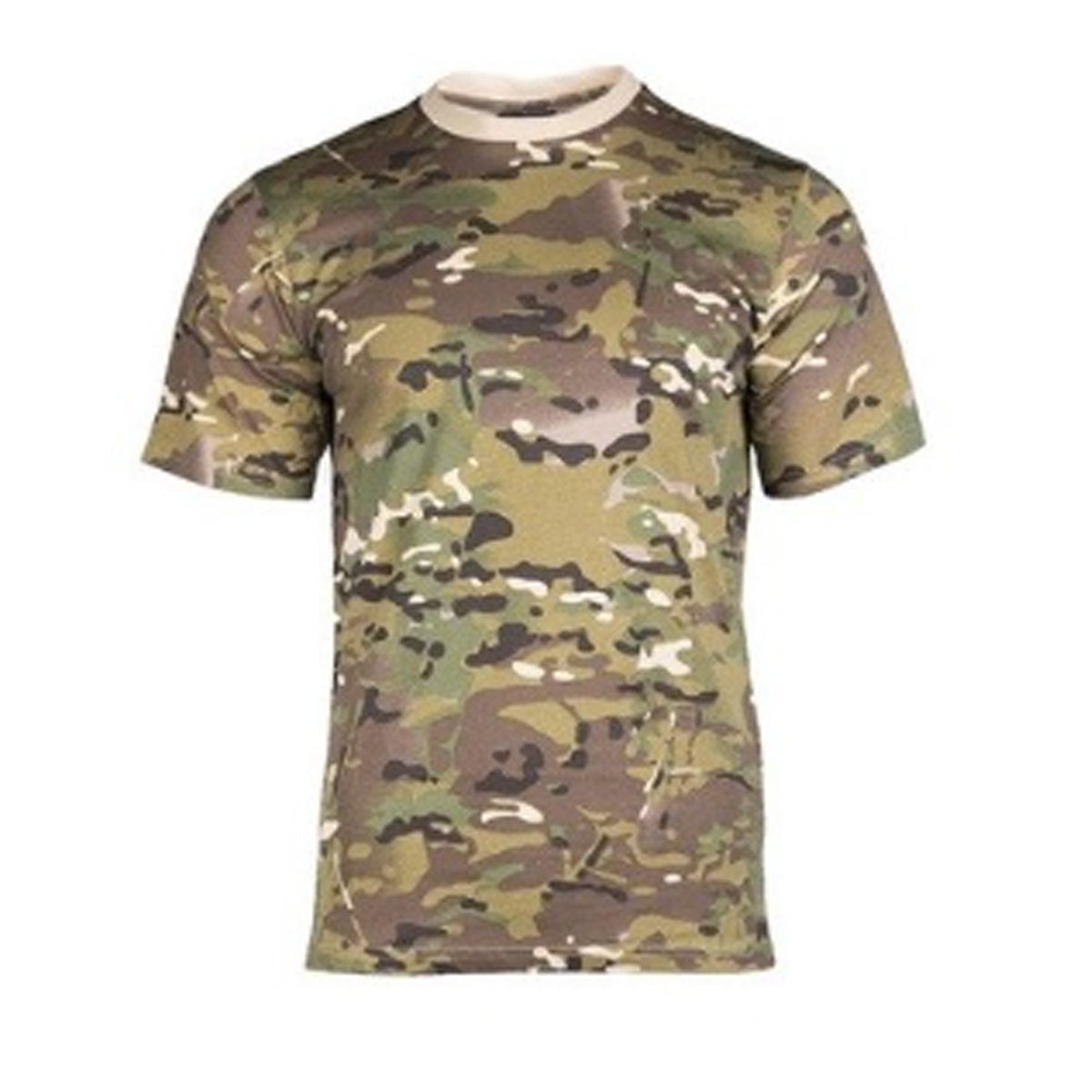 100% cotton crew neck t-shirt in Multicam!  These lightweight 100% cotton t-shirts are great both around town or out in the bush.  Made from a natural fibre, they do not retain odors as readily as synthetic materials and are breathable. Great for wearing under shirts or on their own!      100% cotton     Crew neck      Warm machine wash www.moralepatches.com.au