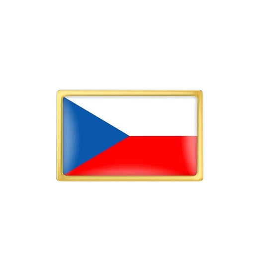 This gold-plated, enamel-filled lapel pin allows you to proudly display the Czech flag while honouring all those who have served or are currently serving in all theatres of war and peacekeeping efforts. Featuring the Czech Flag, it symbolises both national pride and remembrance. www.moralepatches.com.au