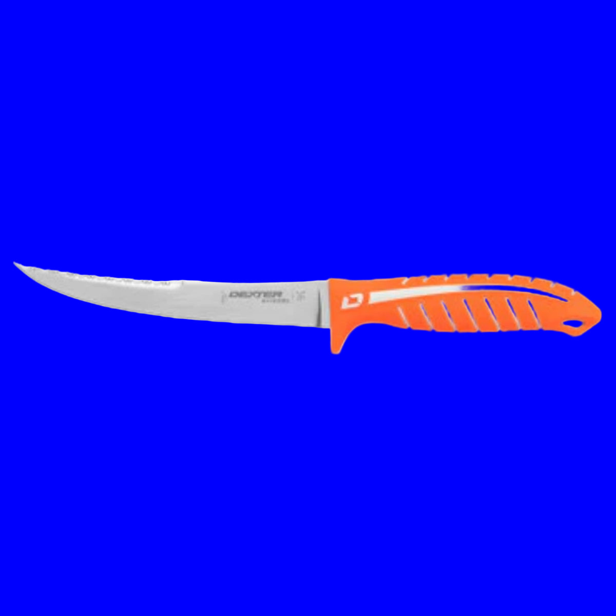 Developed specifically for anglers, the all new Dextreme series features a 2-in-1 blade and an ergonomic handle engineered to deliver great cuts with no compromises. The dual blade enables you to cut through scales without dulling the fillet blade for a more efficient fillet with just one knife! www.moralepatches.com.au