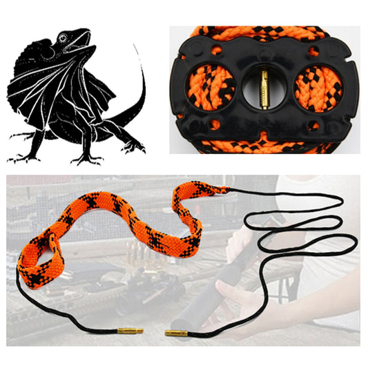 The new Dingo Gear Barrel Dragon Bore Cleaning Rops are available in a wide variety of caliber widths, to cover all of your firearm cleaning needs. Designed to better clean the bore of your firearm, the Barrel Dragon has an integrated bronze brush and a handle for pulling through or to wrap the rope around for storage. www.moralepatches.com.au