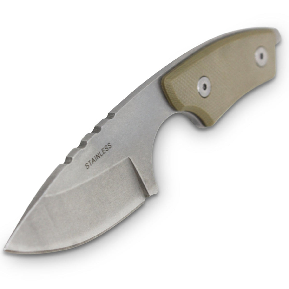 Be prepared for any emergency with this Drop Point Fat Boy Neck Knife!  A compact, useful and versatile full tang drop point neck knife that makes a great back up knife for use in a survival situation should you find yourself without your main blade.  www.moralepatches.com.au