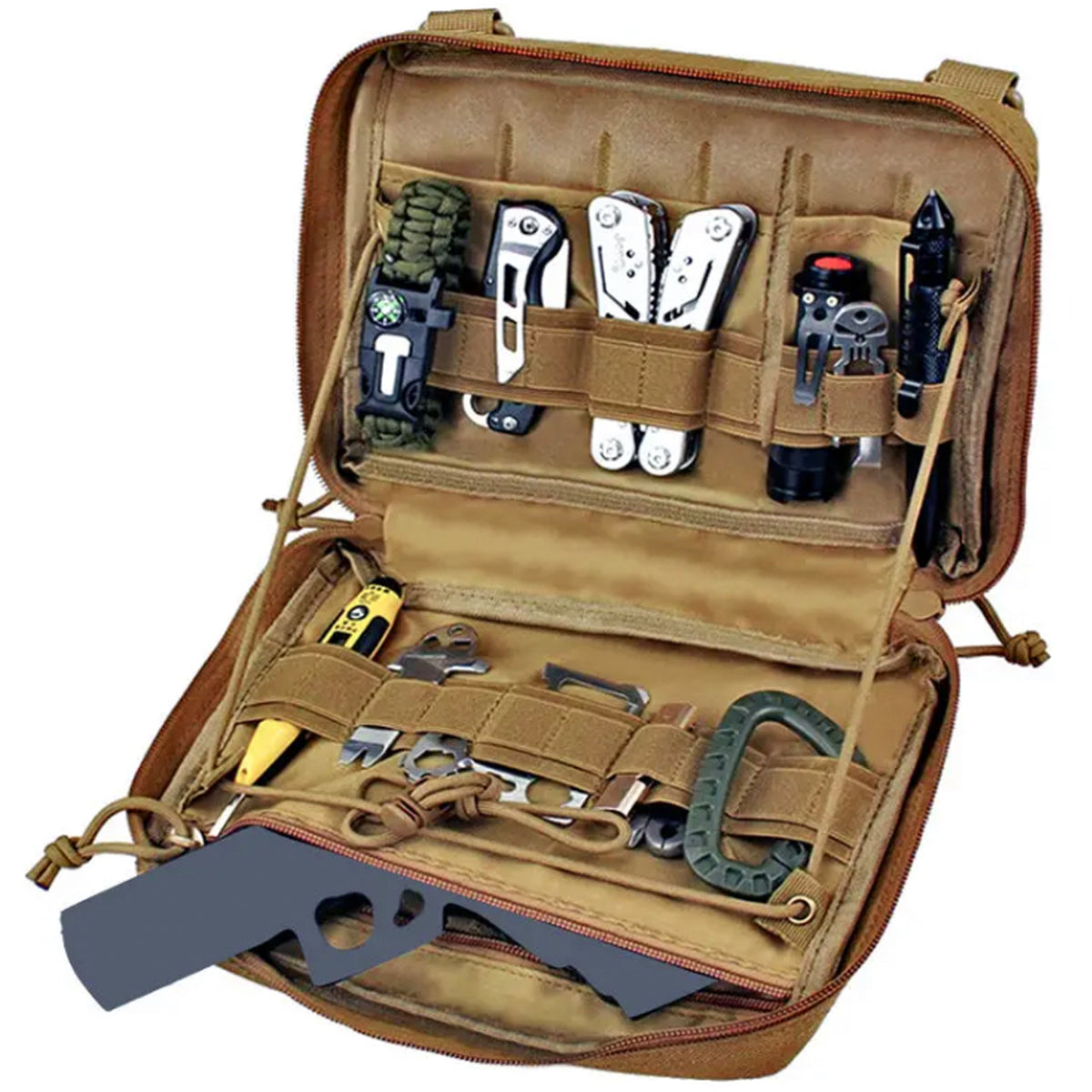 This amazing MOLLE pouch is ideal for attaching to your outdoor gear, like webbing. With it, you can store your mobile phone, snacks, tourniquets, compact notebooks and more - perfect for your adventures! www.moralepatches.com.au
