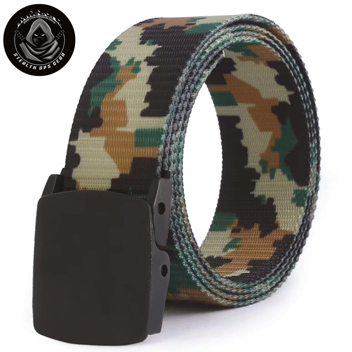 Nothing worse than having to take your belt off at the airport, this belt is the solution as it has no metal in it's design and is very solid and sturdy.&nbsp; This is also a good belt for out in the field as it sits really tight when done up unlike other non clipped belts that can lengthen when worn over time. www.moralepatches.com.au