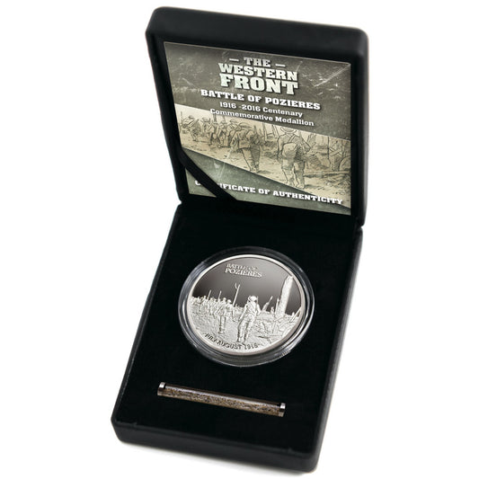 The Introducing the limited edition Pozieres Commemorative Medallion is a tribute to the brave Australian soldiers who fought in the historic battle of Pozieres during World War I. www.moralepatches.com.au