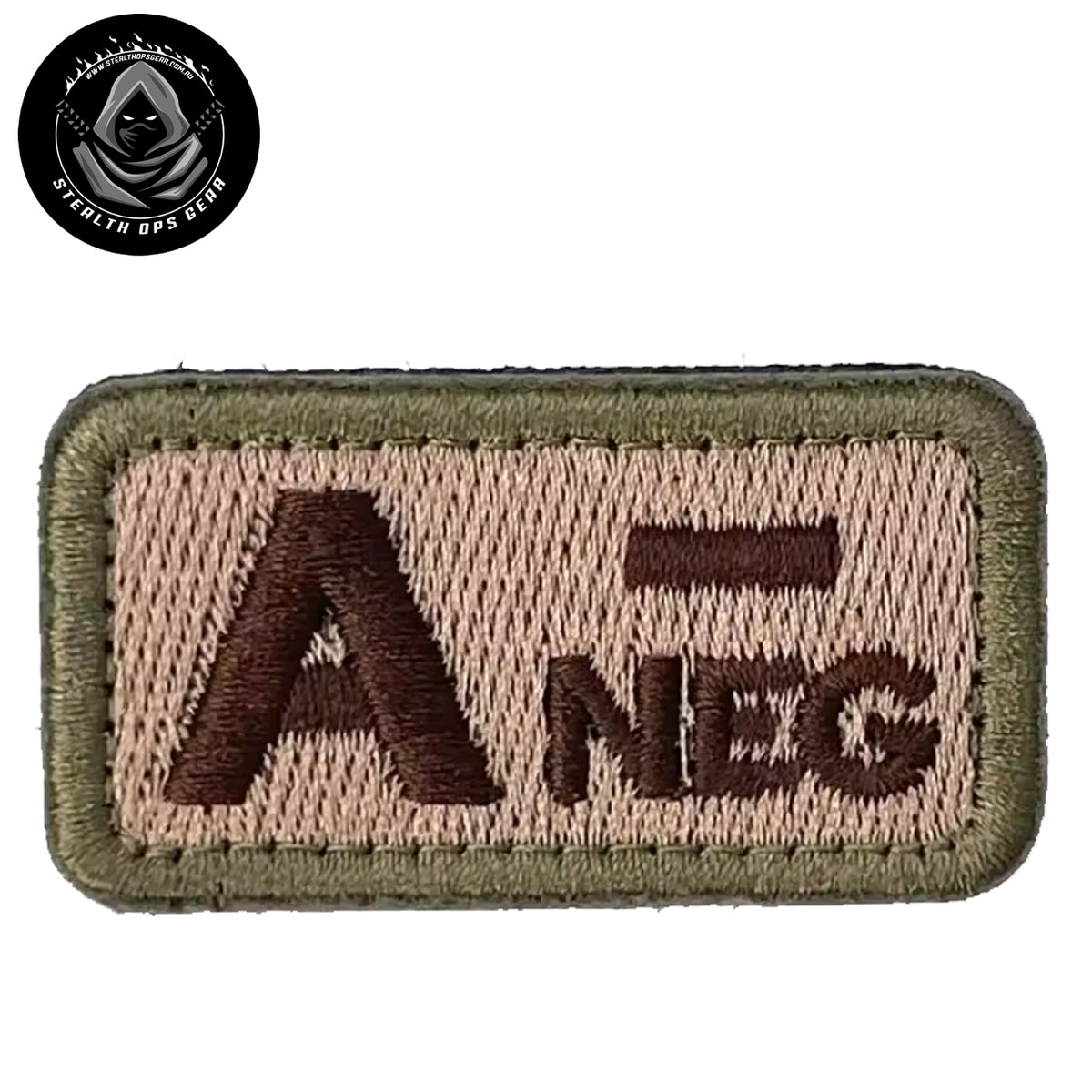 Unlock the true potential of your gear with the Stealth Ops Gear Small Blood Type PVC Patch Tan. This Velcro backed badge is perfect for adding to your field gear, jackets, shirts, pants, jeans, hats, or even creating your own patch board. Sized at 5x2.5cm, it's the perfect addition to your collection. Show off your unique style and proudly display your passion for the outdoors with this must-have patch. www.moralepatches.com.au