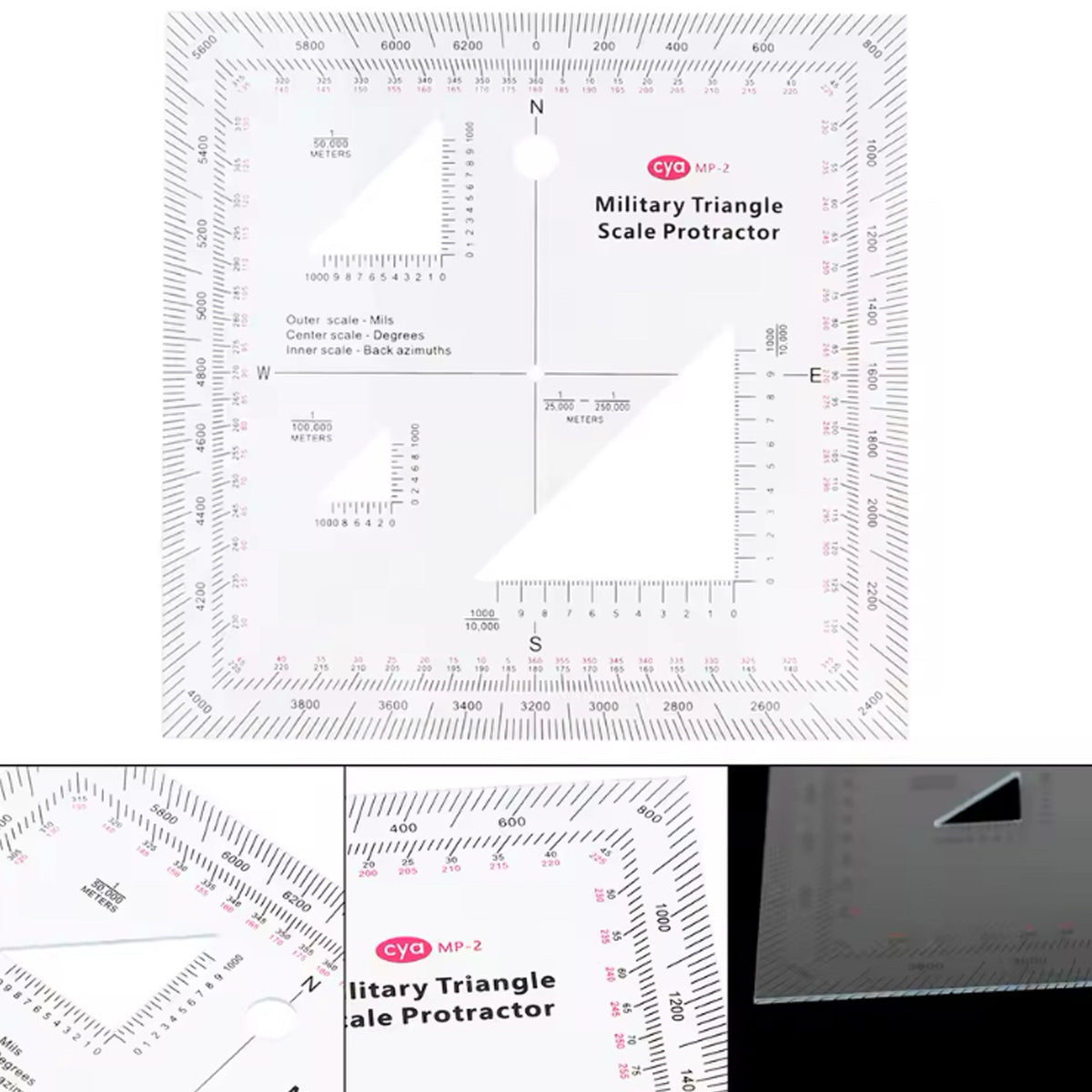 Discover your location and destination with ease during emergencies and while in the field using the Navigation Coordinate Scale Protractor. This military-grade tool, measuring 12.7x12.7cm, accurately displays coordinates when paired with a scaled map. Perfect for military personnel, it allows you to mark your location and endpoint for quick and efficient navigation. www.moralepatches.com.au