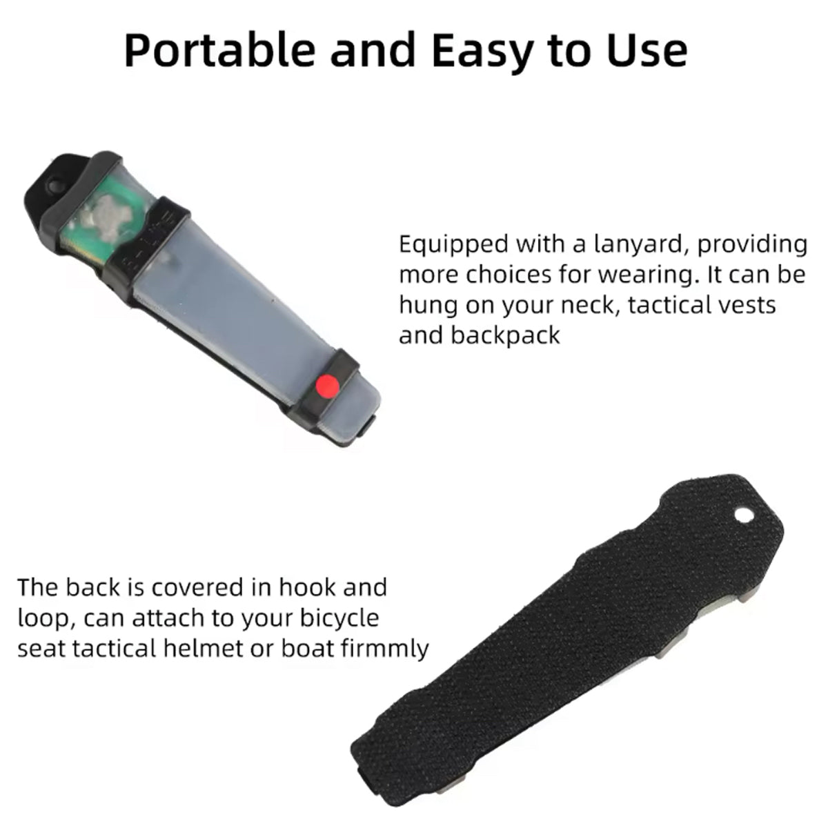 Don't let low visibility hold you back - our Helmet Light Marker Velcro Backed Green is the ultimate solution! With both steady and flashing modes, you can customize your safety lighting depending on your surroundings. With its durable CR2016 battery, you won't have to worry about replacing it anytime soon. Plus, with a water rating of IP6, you can confidently tackle any weather conditions. Don't wait any longer, grab yours now and hit the road with peace of mind! www.moralepatches.com.au