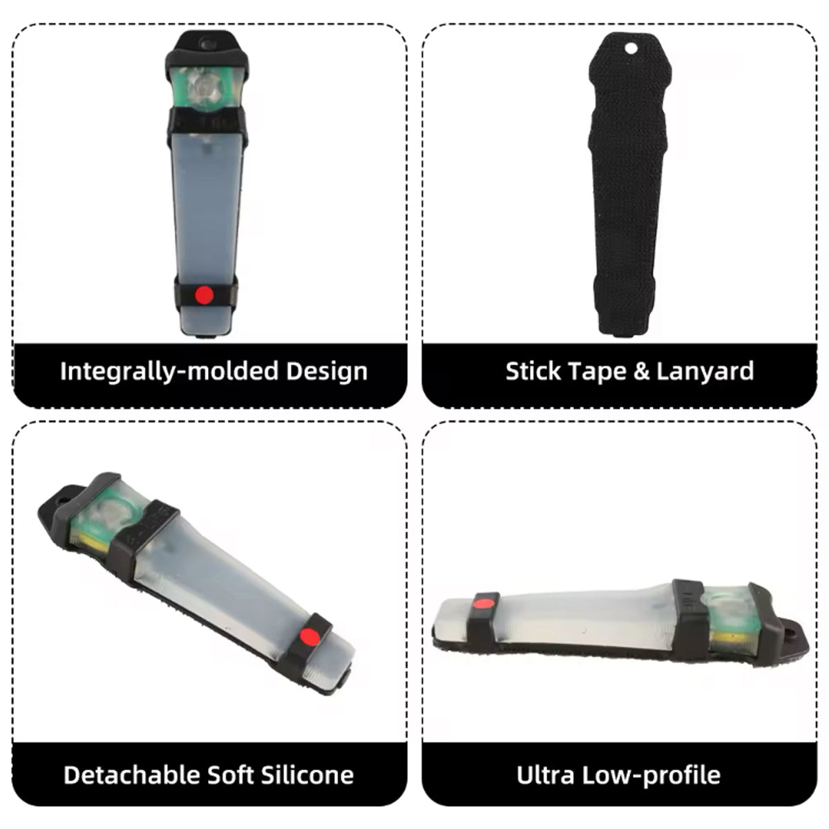 Don't let low visibility hold you back - our Helmet Light Marker Velcro Backed Green is the ultimate solution! With both steady and flashing modes, you can customize your safety lighting depending on your surroundings. With its durable CR2016 battery, you won't have to worry about replacing it anytime soon. Plus, with a water rating of IP6, you can confidently tackle any weather conditions. Don't wait any longer, grab yours now and hit the road with peace of mind! www.moralepatches.com.au