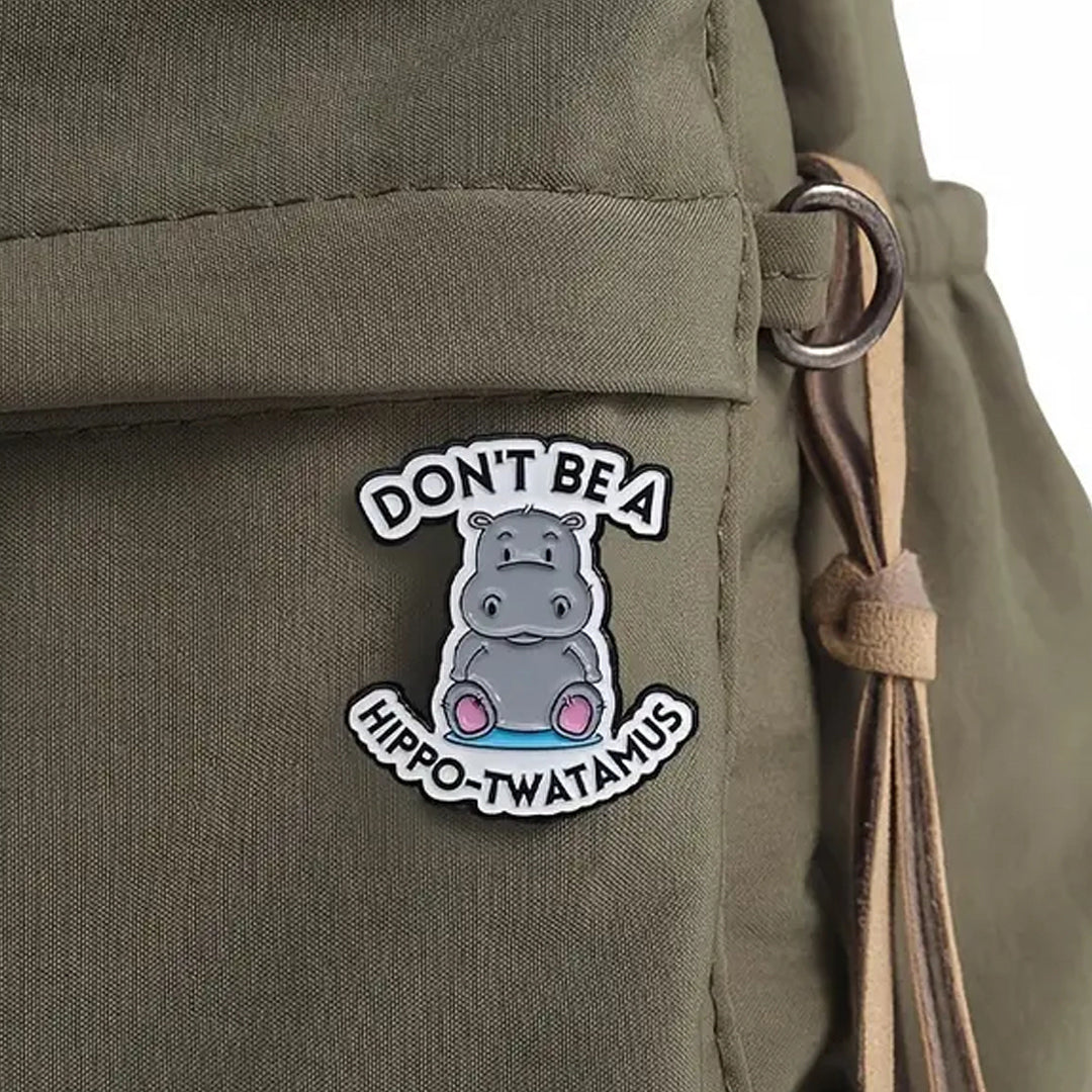 This playful and witty pin is perfect for the friend who shares your sense of humour. Showcasing the clever phrase "Don't Be A Lapel Pin."&nbsp; An ideal gift to brighten someone's day and offer a comforting virtual hug.

Size: 25mm (w) x 28mm (h) www.moralepatches.com.au