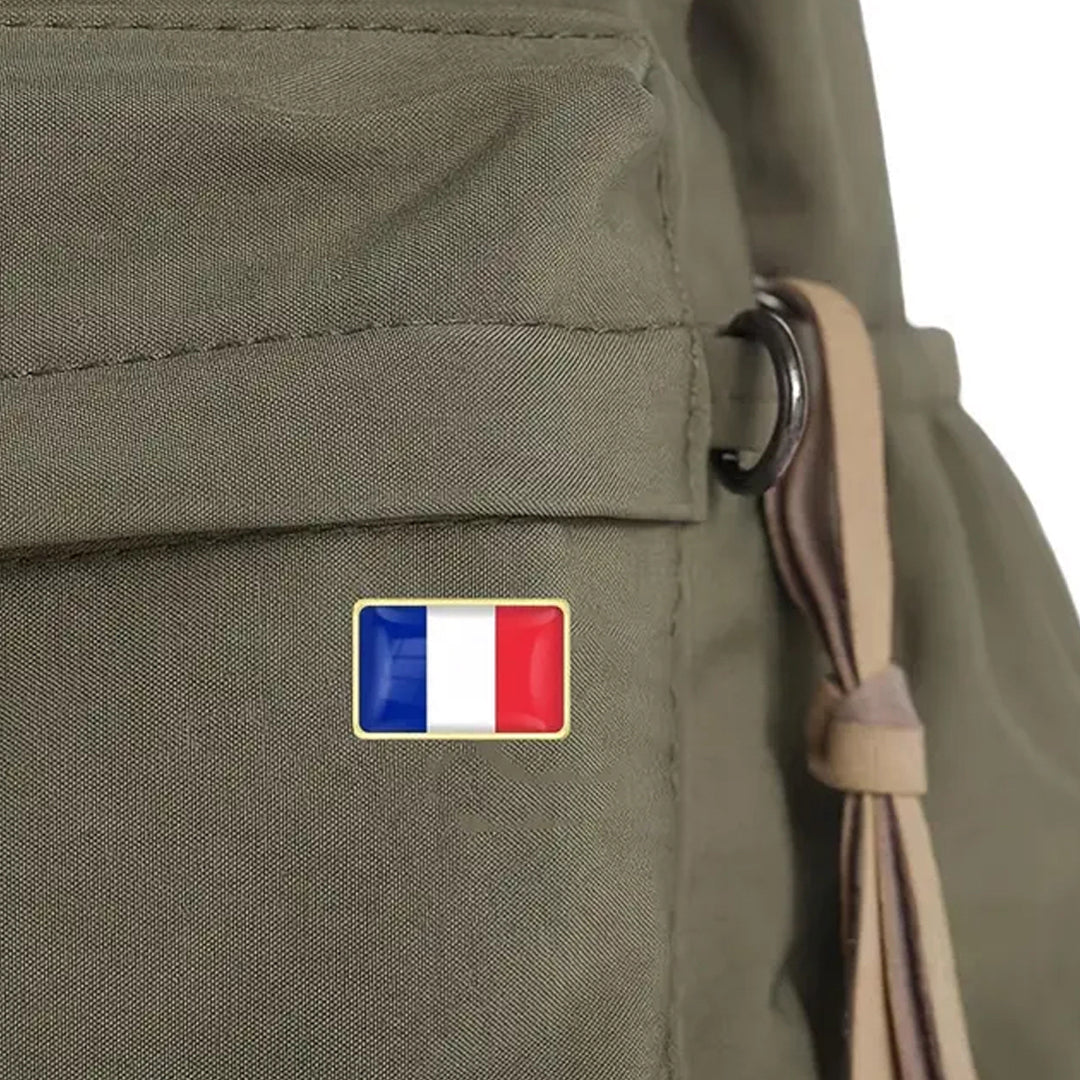 This gold-plated, enamel-filled lapel pin allows you to proudly display the French flag while honouring all those who have served or are currently serving in all theatres of war and peacekeeping efforts. Featuring the French Flag, it symbolises both national pride and remembrance. www.moralepatches.com.au