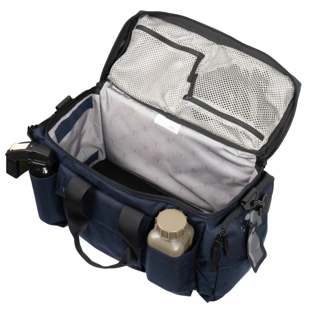 The updated Platatac Police Duty Bag (LE Duty Bag) has been redesigned to better suit the dynamic requirements of the modern officer. With faster access to all areas of the bag, including a large front flip pocket, water bottle pocket, Mk9 Foam pocket, and interior lid pockets that can be accessed in both directions or when the lid is fully opened. www.moralepatches.com.au