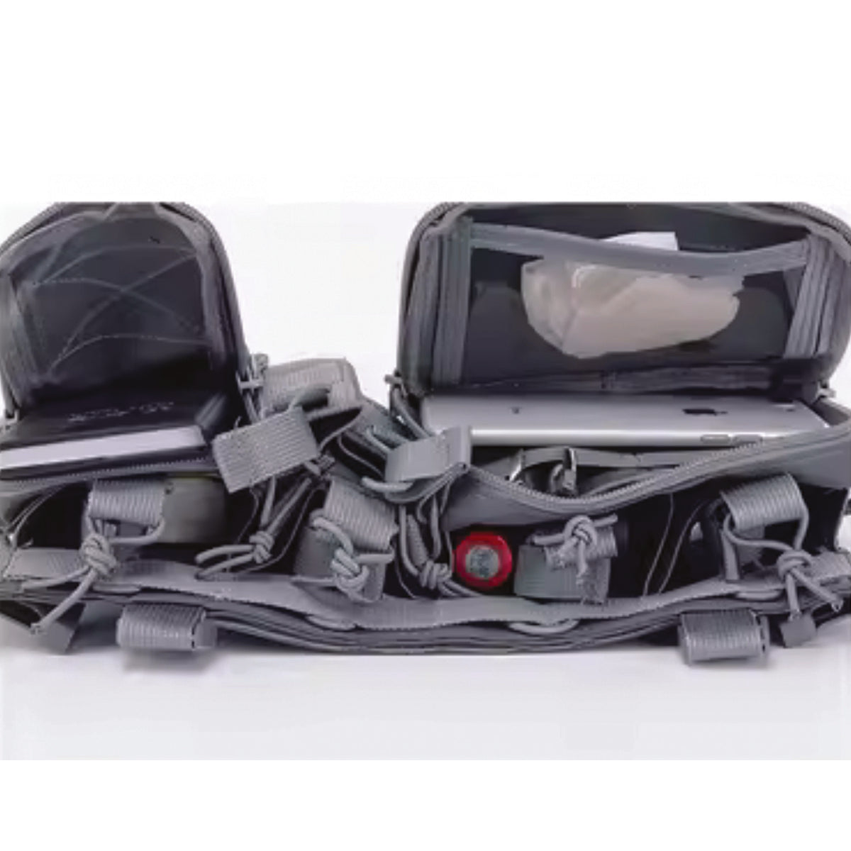 The Stealth OPS Gear Chest Rig Harness in Gray is crafted from durable 500D Nylon, offering strength without the bulk. Its lightweight and compact design ensures maximum mobility and speed with minimal drag. Equipped with four large magazine pouches, two smaller ones, and two front pouches, it’s perfect for airsoft, military drills, and cadet training. Stay agile and prepared with this reliable chest rig. www.moralepatches.com.au