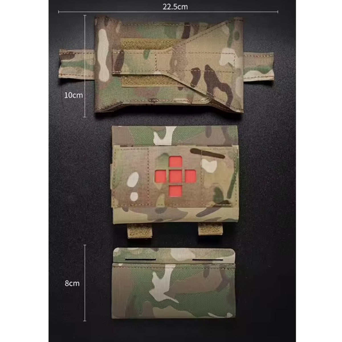 Small Trauma First Aid Kit Pouch Multicam