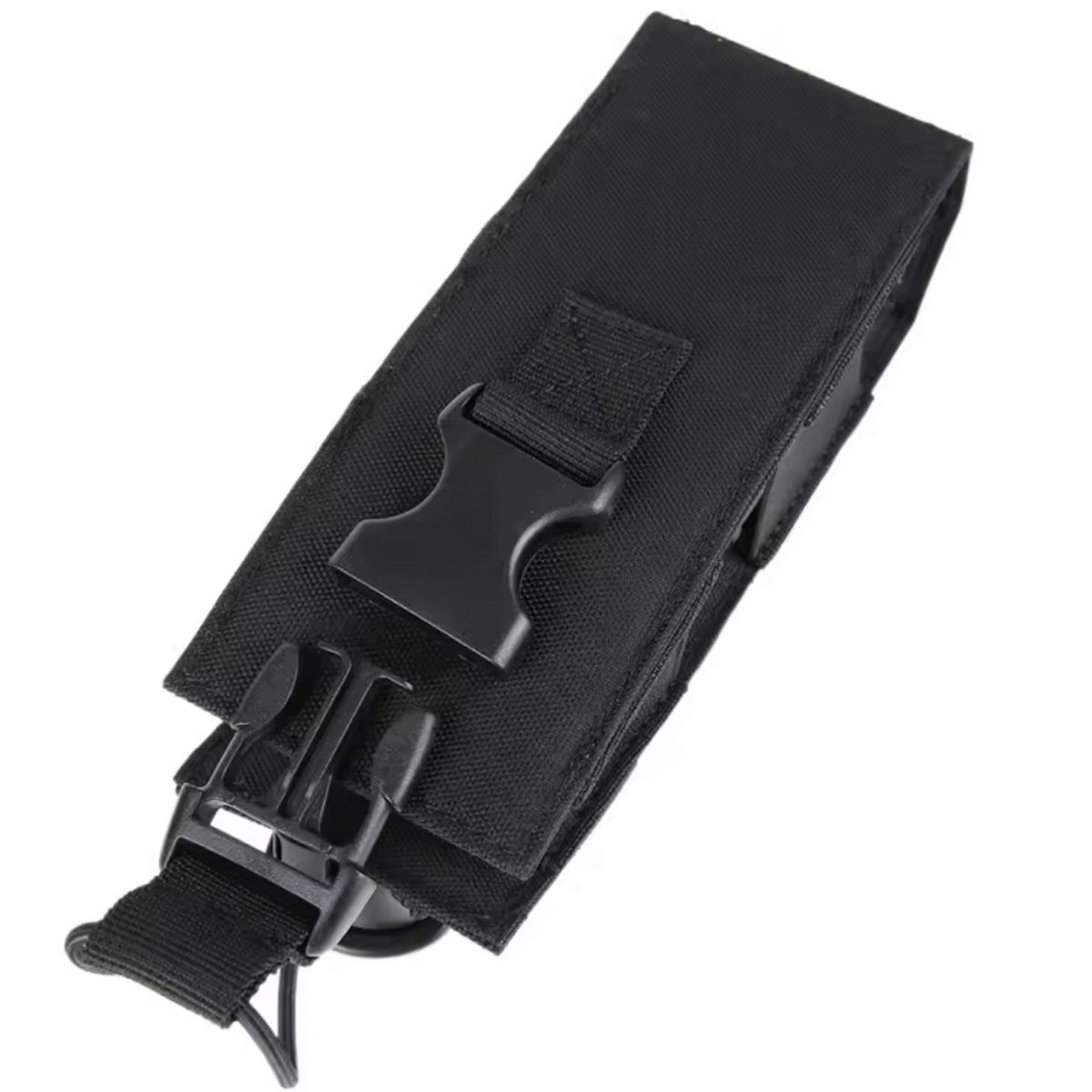 The Everyday Lawenforcement Water Bottle Pouch Black is crafted to fit perfectly with the MOLLE webbing system featured on a wide range of tactical gear. Its secure attachment ensures your water bottle stays firmly in place during any activity, whether you're hiking, camping, or on duty. www.moralepatches.com.au