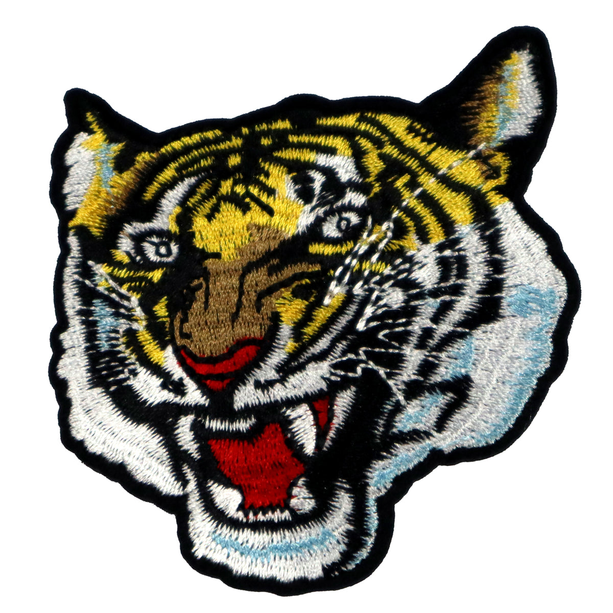 Tiger Iron On Patch. Great for attaching to your jackets, shirts, pants, jeans, hats.  Size: 7.6x8cm www.moralepatches.com.au