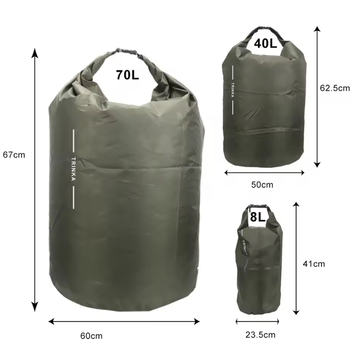 Keep your gear dry and compact with the Dry Bag Bundle 8L 40L 70L, ideal for any outdoor adventure from tactical to hiking. Its innovative design combines simplicity with efficiency, ensuring your items stay dry and compressed. www.moralepatches.com.au
