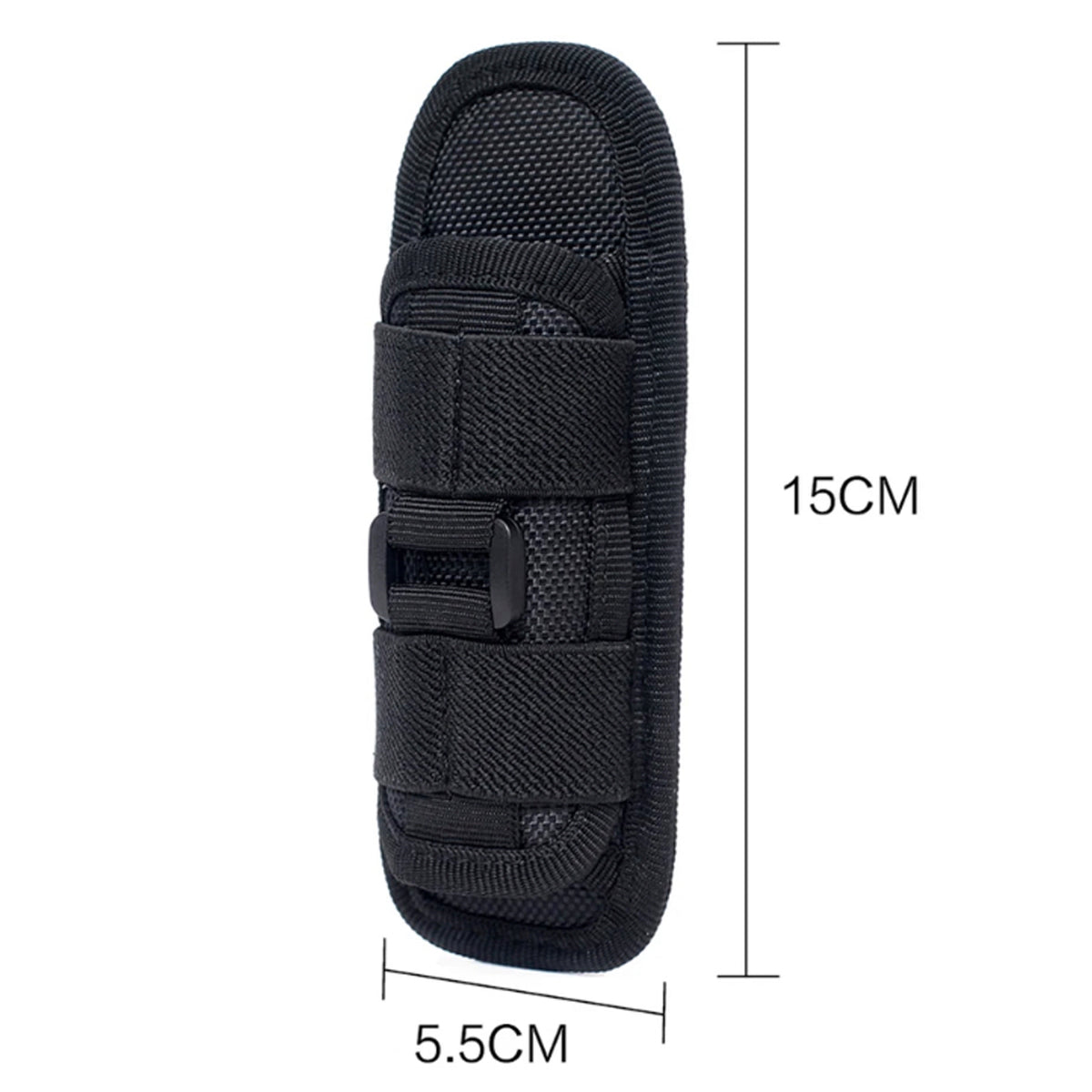 Our Flashlight Pouch Belt 360 Degrees Rotation lets you keep your hands free while you take your light with you wherever you go. Thanks to its rotating clip, you can easily attach the pouch to your belt, bag, or other items and adjust the angle of your flashlight with a simple twist. Get the freedom to explore with maximum efficiency and convenience! www.moralepatches.com.au