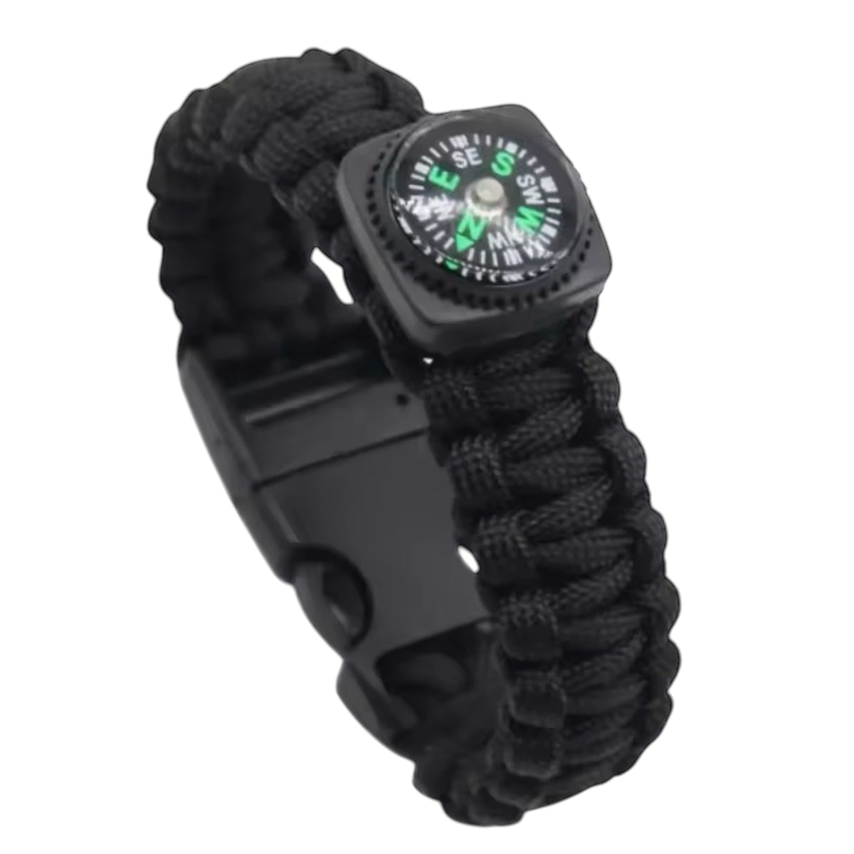 Experience the ultimate in survival gear with the Elite Tactical Paracord Compass &amp; Whistle Survival Bracelet 25cm. This durable and versatile bracelet is an essential accessory for any outdoor enthusiast, providing peace of mind and powerful functionality in one stylish package. Don't leave home without it! www.moralepatches.com.au