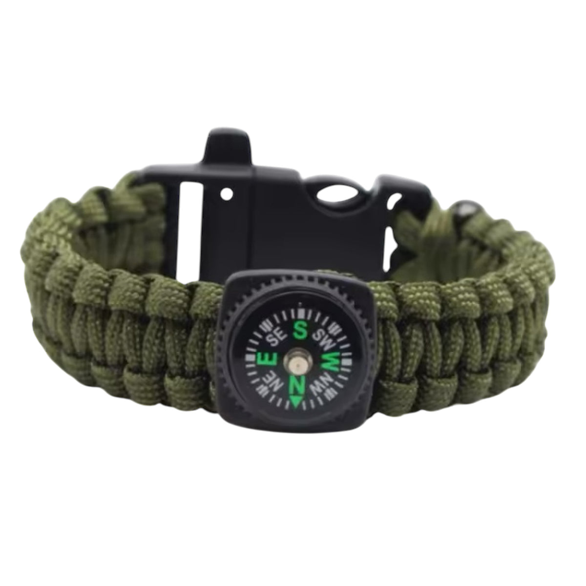 Experience the ultimate in survival gear with the Elite Tactical Paracord Compass &amp; Whistle Survival Bracelet 25cm. This durable and versatile bracelet is an essential accessory for any outdoor enthusiast, providing peace of mind and powerful functionality in one stylish package. Don't leave home without it! www.moralepatches.com.au