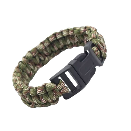 Experience the ultimate in survival gear with the Paracord Survival Bracelet 22cm Various Colours. This durable and versatile bracelet is an essential accessory for any outdoor enthusiast, providing peace of mind and powerful functionality in one stylish package. Don't leave home without it! www.moralepatches.com.au