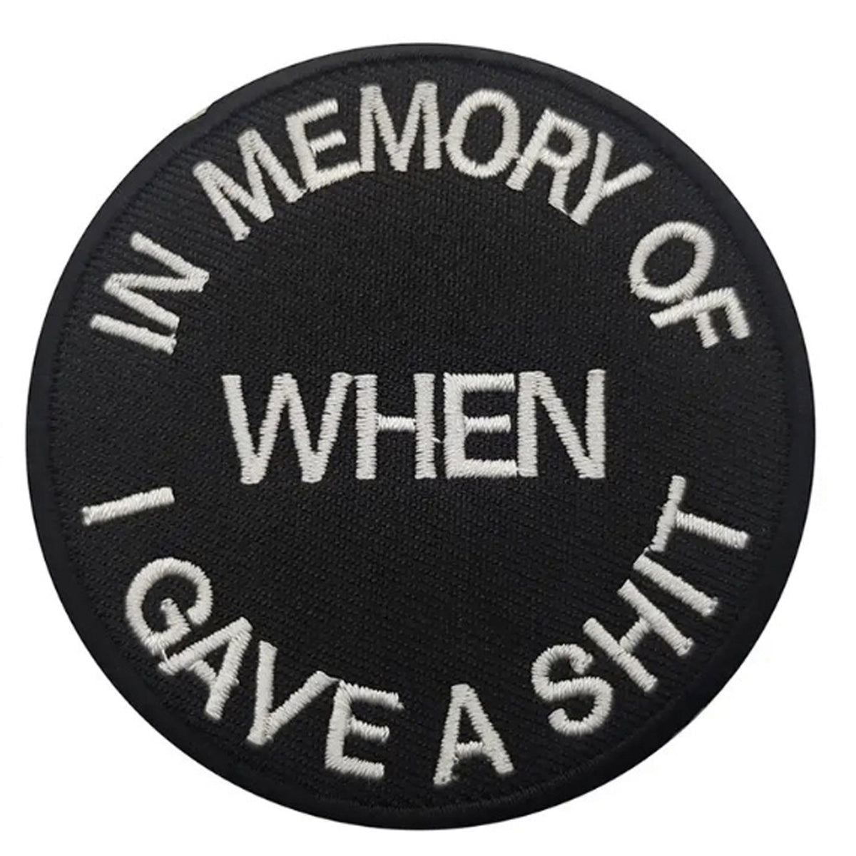 Experience the power and impact of In Memory Of Embroidery Velcro Backed Morale Patch in a compact 8cm size. Don't underestimate the potential of this patch - it's the perfect addition to any outfit or accessory. Order now and discover the endless possibilities! www.moralepatches.com.au
