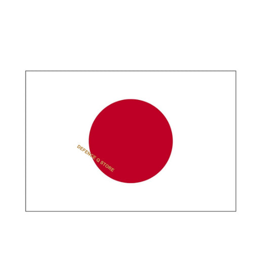 The national flag of Japan is a rectangular white banner bearing a crimson-red disc at its center. This flag is officially called Nisshōki (日章旗, the "sun-rise flag"), but is more commonly known in Japan as Hinomaru (日の丸, the "circle of the sun"). It embodies the country's sobriquet: Land of the Rising Sun. www.moralepatches.com.au