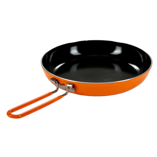 Jetboil's new non-stick Summit Skillet packs the performance of your kitchen pans into a trail-ready solution. Not only does it improve your backcountry cooking versatility, the turner nests into the handle for compact and lightweight travel. After all, your meals on the trail deserve to be just as good as your adventures. www.moralepatches.com.au