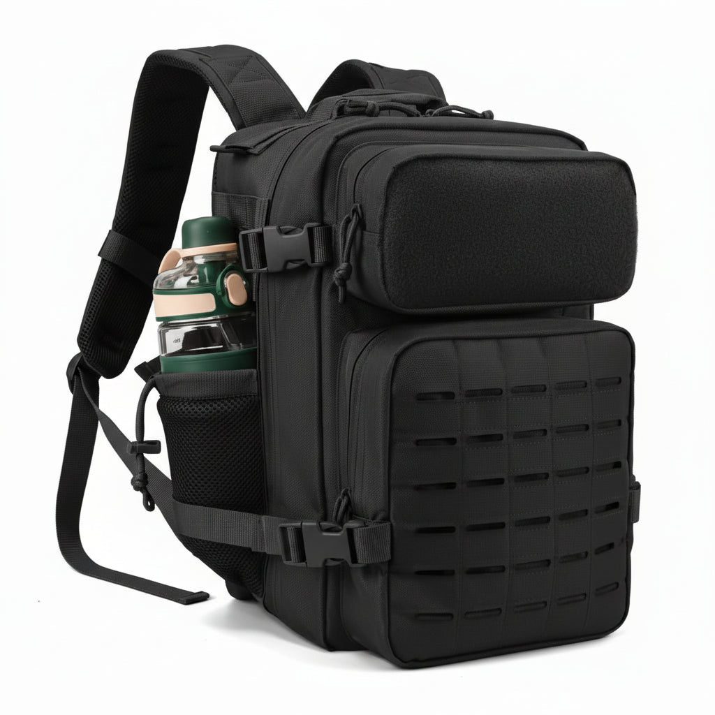 Built for operators who demand tactical precision, this 25-litre MOLLE backpack combines rugged 900D polyester construction with intelligently designed multi-layered storage compartments. www.moralepatches.com.au