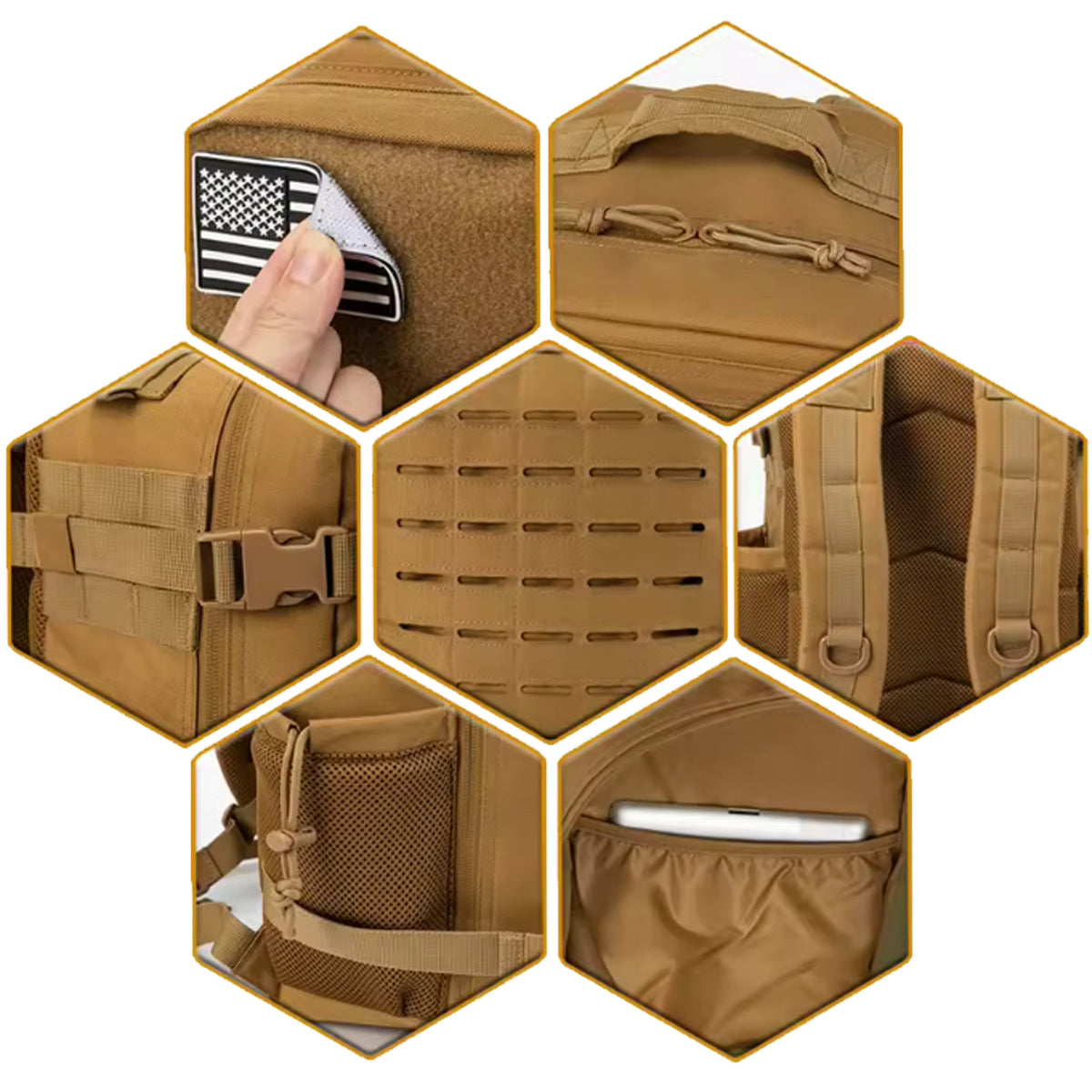 Built for operators who demand tactical precision, this 25-litre MOLLE backpack combines rugged 900D polyester construction with intelligently designed multi-layered storage compartments. www.moralepatches.com.au