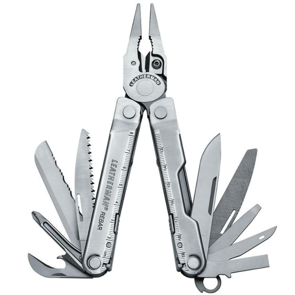 With the new Rebar, Leatherman fans will immediately recognize the iconic box-like shape found in Tim Leatherman's original PST design. www.moralepatches.com.au