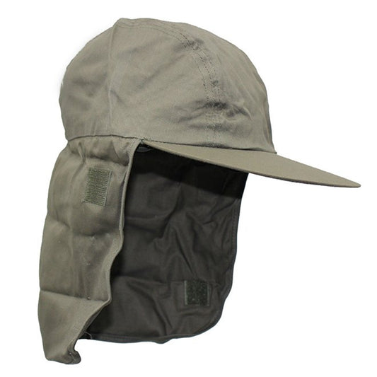Shield your face and neck from intense summer sun with this practical Legionnaires Cap in Olive Drab. The extended peak and protective rear flap work together to guard vulnerable areas—ears, neck, and face—from harmful UV exposure. www.moralepatches.com.au