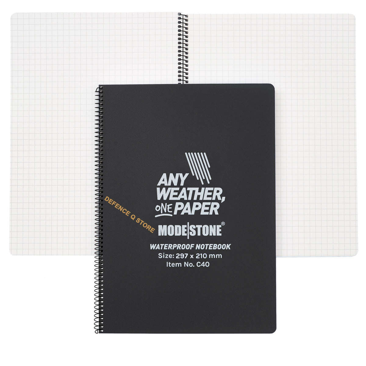 Modestone® stone paper has another amazing feature: it allows you to write on it with an old key or even with a bullet. This feature allows you to write in tight spots without a pen. www.moralepatches.com.au