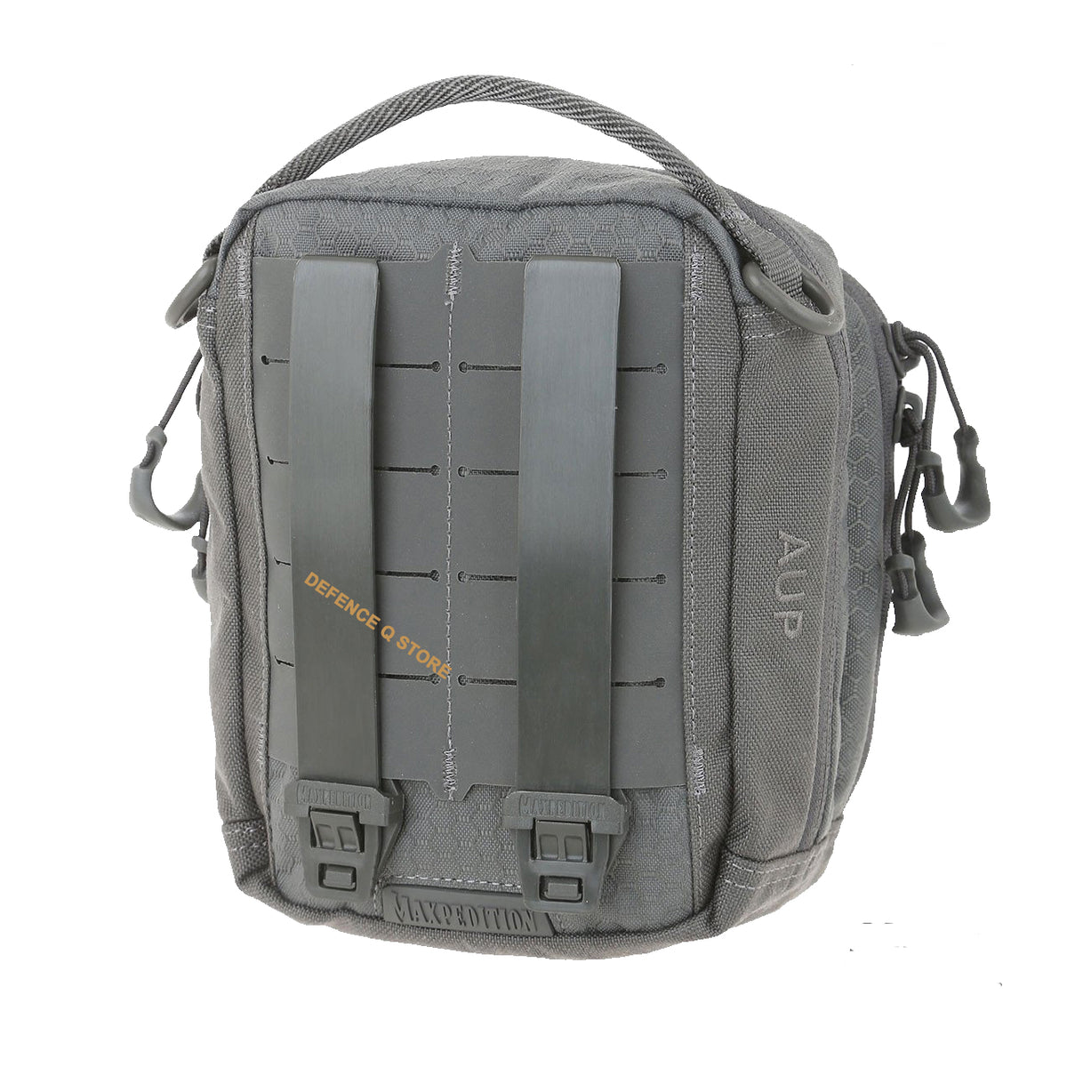 The AUP Accordion Utility Pouch is a small pouch with accordion style dividers. It has a frontal zippered compartment with elastic organization and a top carry handle made from comfortable Shapeshift webbing. www.moralepatches.com.au