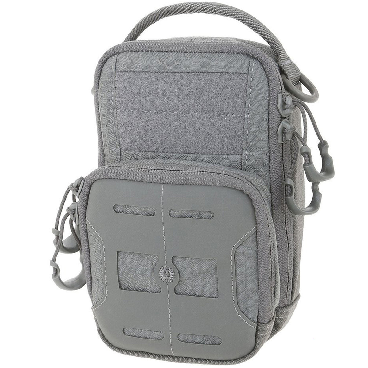 The DEP Daily Essentials Pouch is a two compartment pouch designed for everyday carry. It is sized to wear on a belt or to attach to the side of a pack. A loop field is positioned on the front for patch adhesion. www.moralepatches.com.au