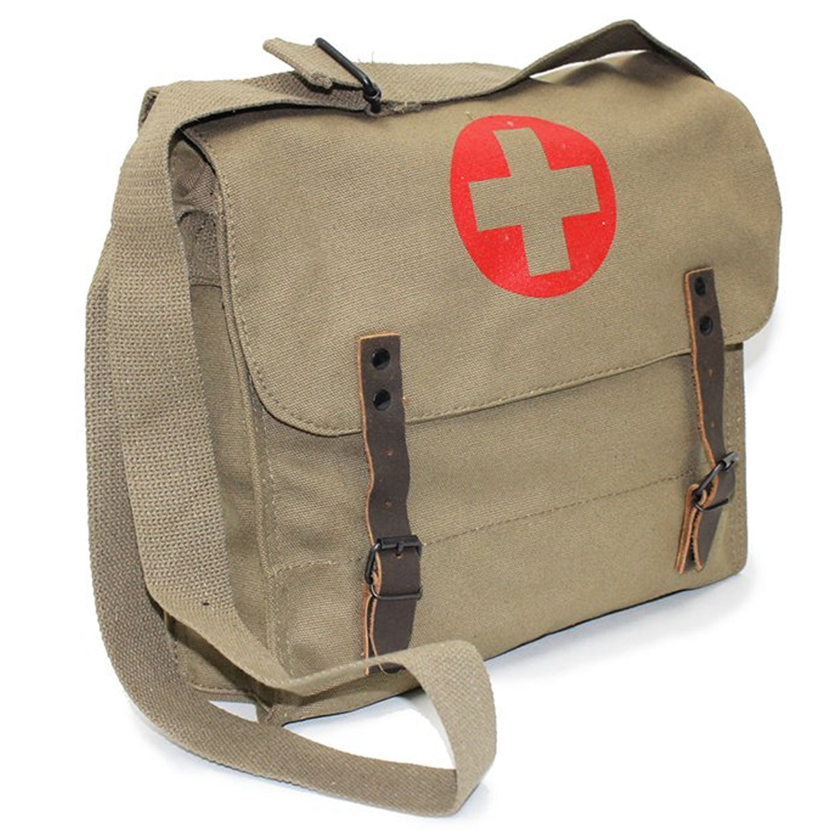 Carry your essentials with confidence using this rugged canvas medic shoulder bag. Engineered from durable canvas, it features a secure main compartment with dual leather strap closures and belt buckles—keeping your gear protected and organised. www.moralepatches.com.au