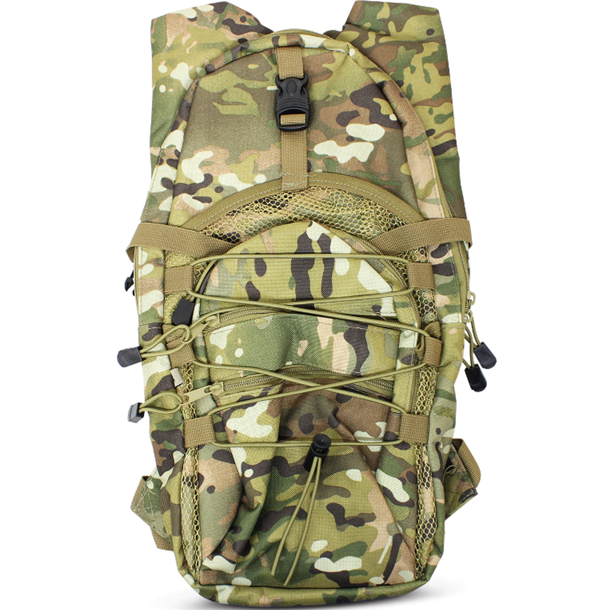 This 3 Litre hydration backpack is the perfect option to keep you hydrated on all your outdoor adventures.  It is also a great everyday back pack as well with a separate compartment for the water bladder, leaving the bag with a main large compartment with another 4 small handy spots for your personal belongings.  www.moralepatches.com.au