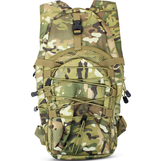 This 3 Litre hydration backpack is the perfect option to keep you hydrated on all your outdoor adventures.  It is also a great everyday back pack as well with a separate compartment for the water bladder, leaving the bag with a main large compartment with another 4 small handy spots for your personal belongings.  www.moralepatches.com.au